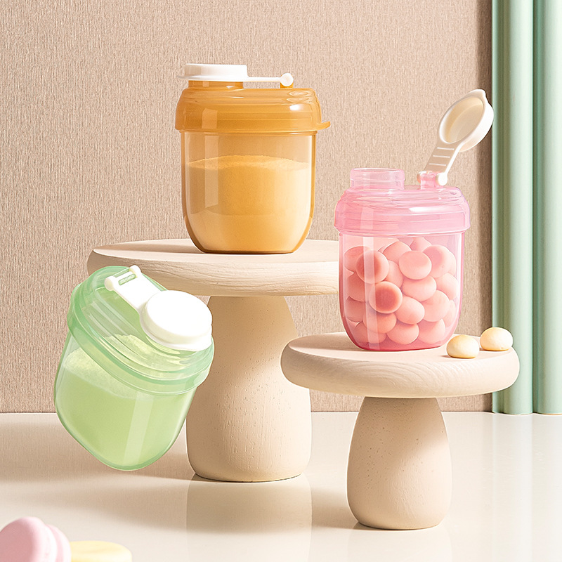 Baby Food Storage Jar - Baby Formula Dispenser, Portable One-Meal-One-Compartment Design,