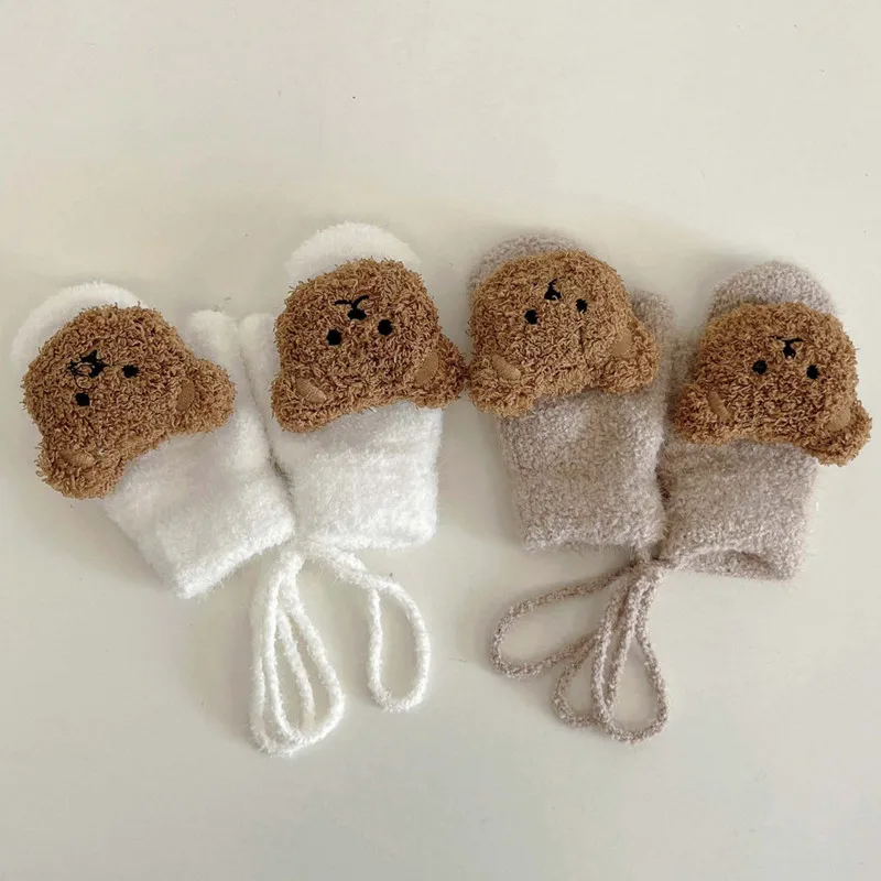 1-4Y Cartoon Bear Baby Mittens - огляд і ціна Teething Mitten Baby