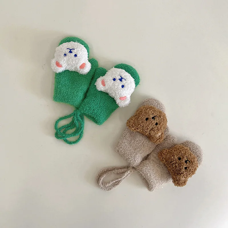 1-4Y Cartoon Bear Baby Mittens - огляд і ціна Teething Mitten Baby