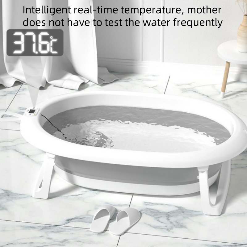 Baby digital temperature sensi - огляд і ціна Baby Bath Tub Foldable