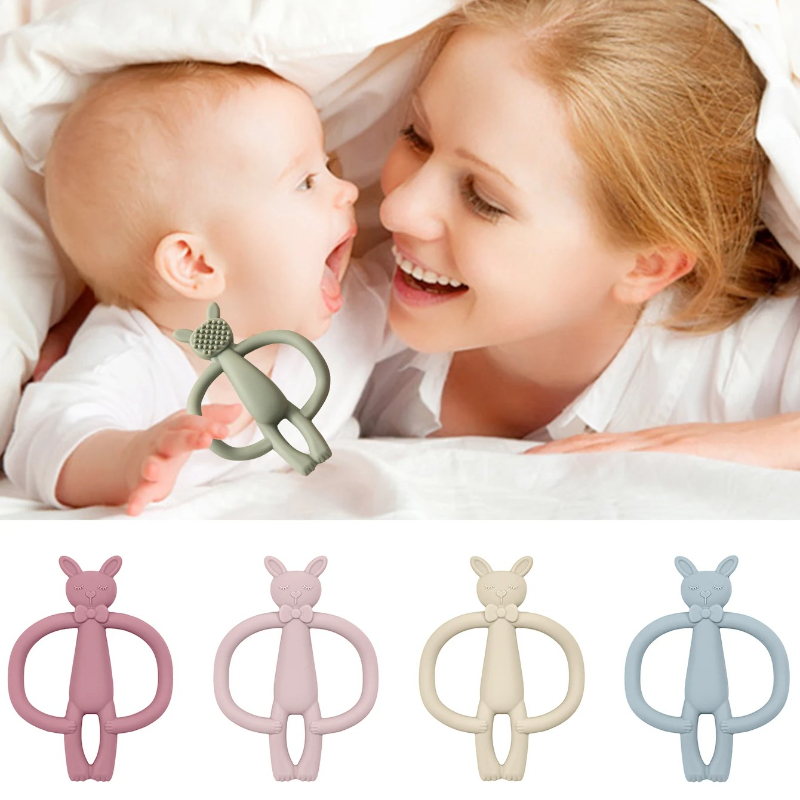 Color Kids 1PC Silicone Teethe - огляд і ціна Baby Products Rabbit