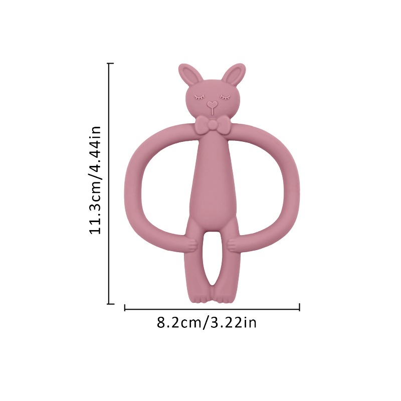 Color Kids 1PC Silicone Teethe - огляд і ціна Baby Products Rabbit