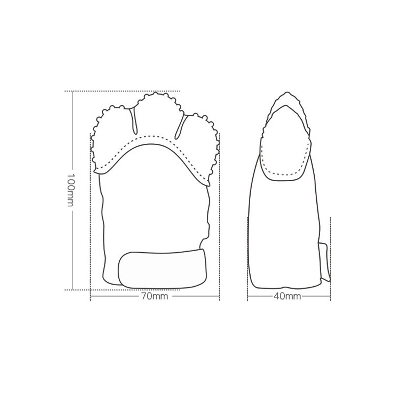 Smoothing Baby Teething Mitten - огляд і ціна Teething Mitten Baby