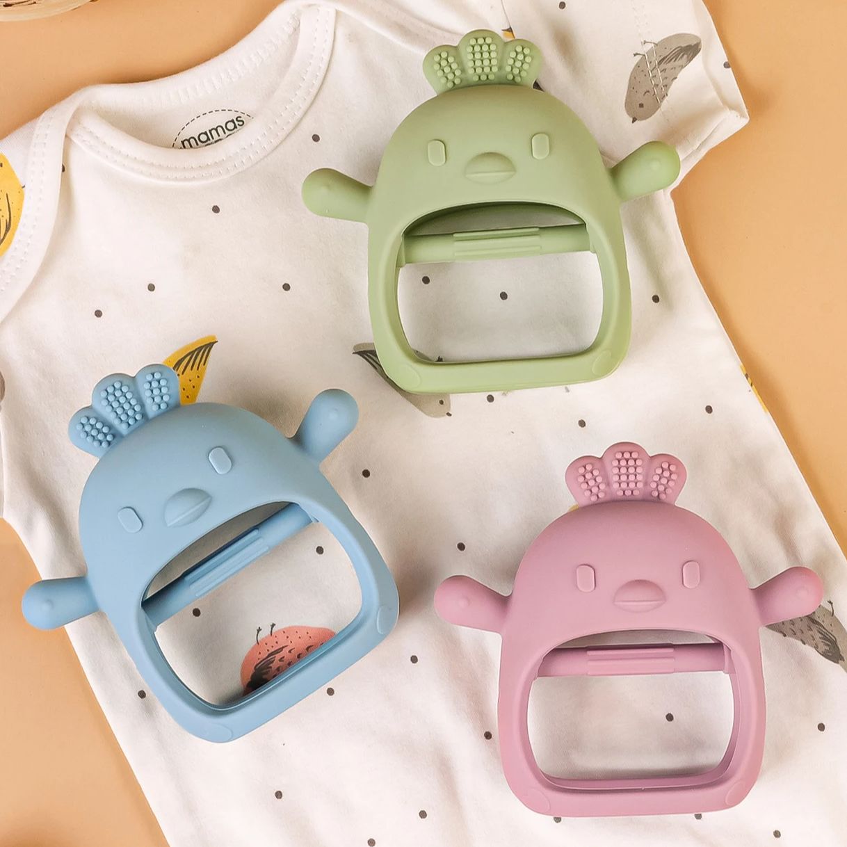 1PC Baby Teether Gloves Kids T - огляд і ціна Teething Mitten Baby