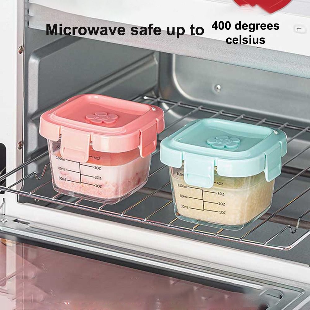 Glass Food Storage Box New 170 - огляд і ціна Baby Food Storage Jar