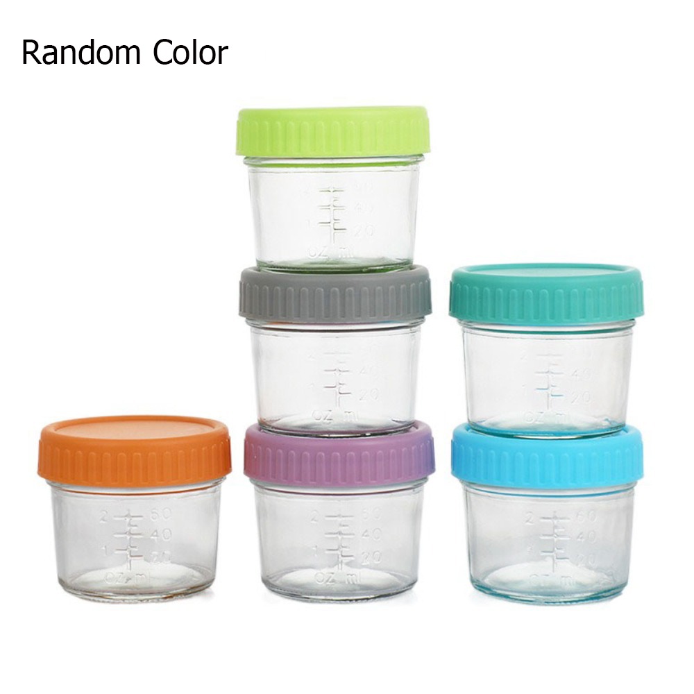 6pcs Multipurpose Glass Baby F - огляд і ціна Baby Food Storage Jar