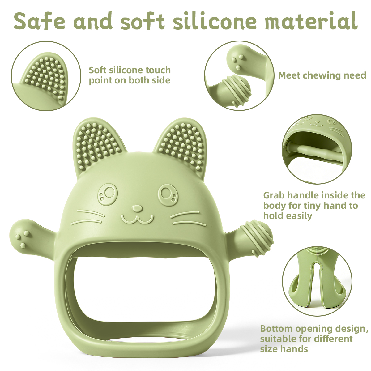 TYRY.HU 2pcs Baby Teether Glov - огляд і ціна Teething Mitten Baby