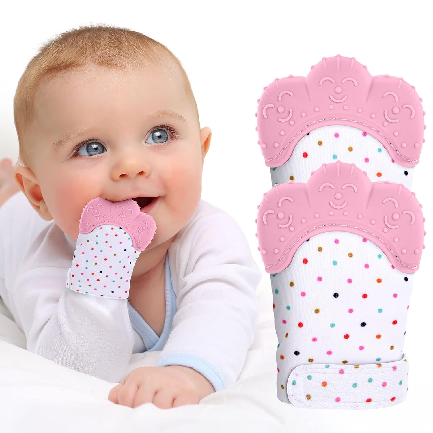 Food grade silicone Gloves Bab - огляд і ціна Teething Mitten Baby