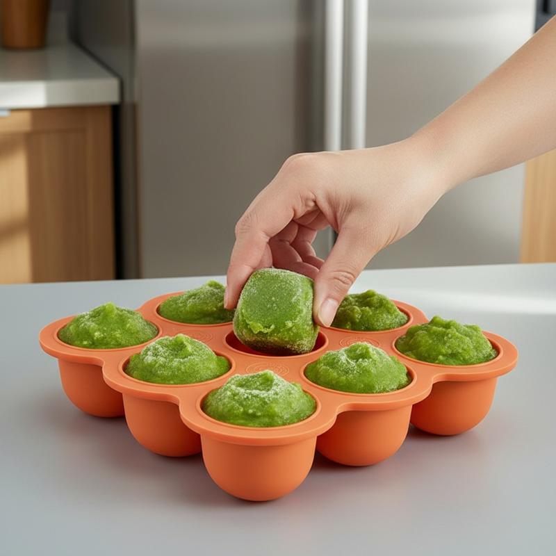 Baby Food Silicone Container 9 - огляд і ціна Baby Food Storage Jar