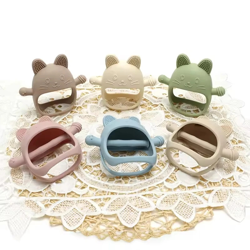 1PC Baby Silicone Teethers Glo - огляд і ціна Teething Mitten Baby