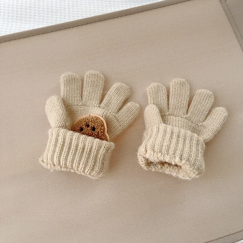 3-7Y Baby Cartoon Bear Mittens - огляд і ціна Teething Mitten Baby