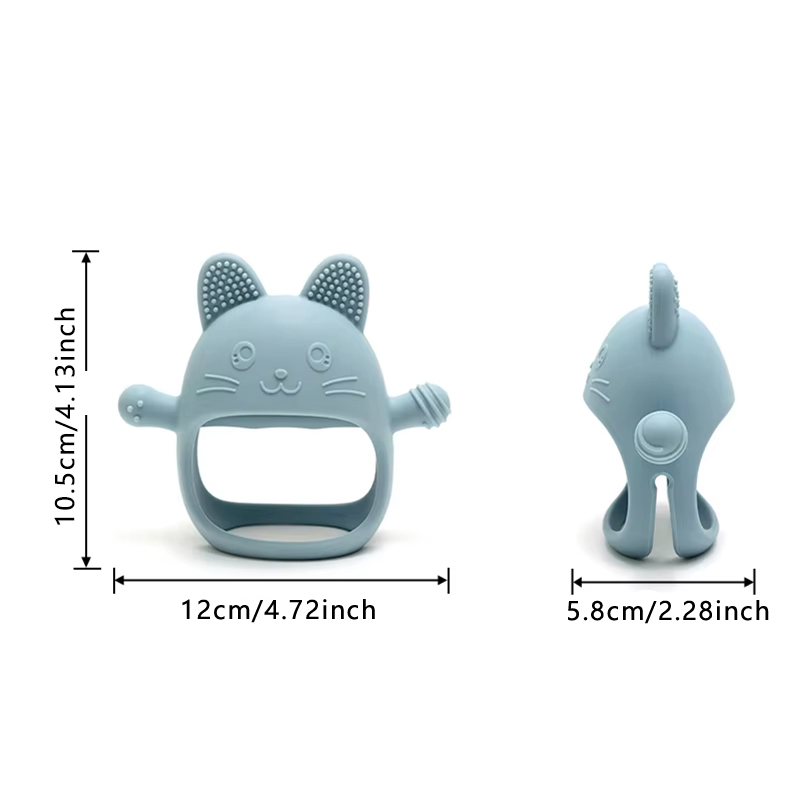Baby Teething Toy Silicone Tee - огляд і ціна Teething Mitten Baby