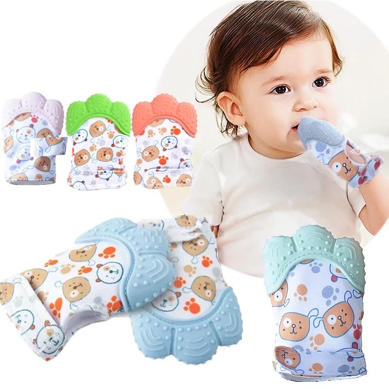 Cartoon Printed Baby Teether M - огляд і ціна Teething Mitten Baby