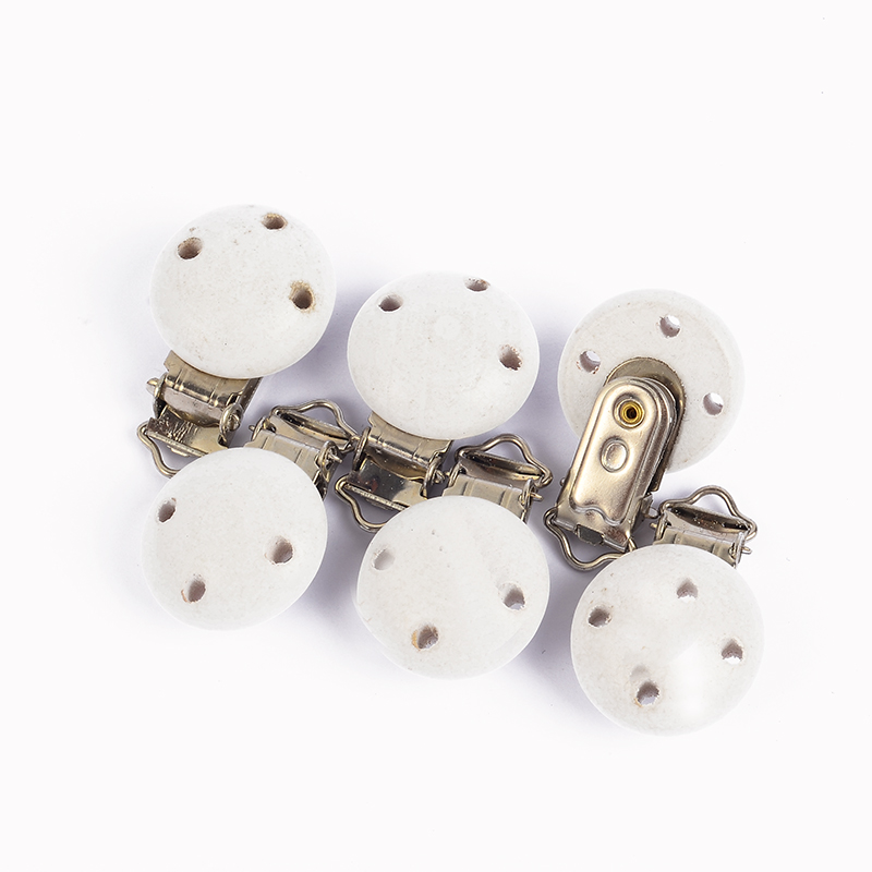 10Pcs Round Wood Pacifier Clip - огляд і ціна Baby Products Wholesale