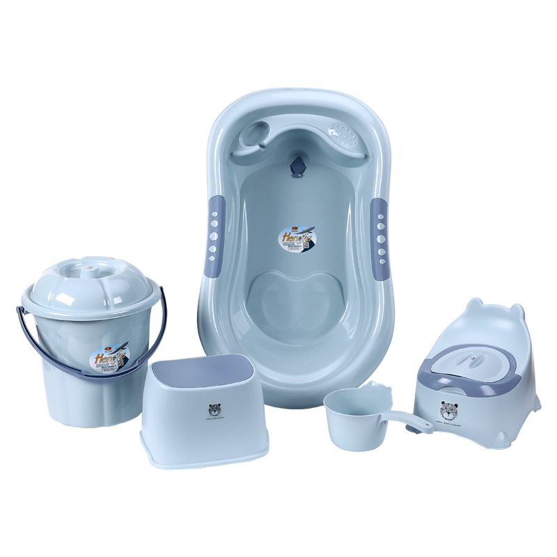 Baby Bath Tub 7-Piece Set with - огляд і ціна Baby Bath Tub Foldable