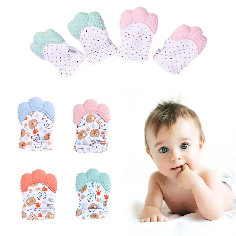 Baby Anti-Bite Silicone Gloves - огляд і ціна Teething Mitten Baby