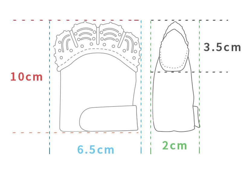 Baby Anti-Bite Silicone Gloves - огляд і ціна Teething Mitten Baby