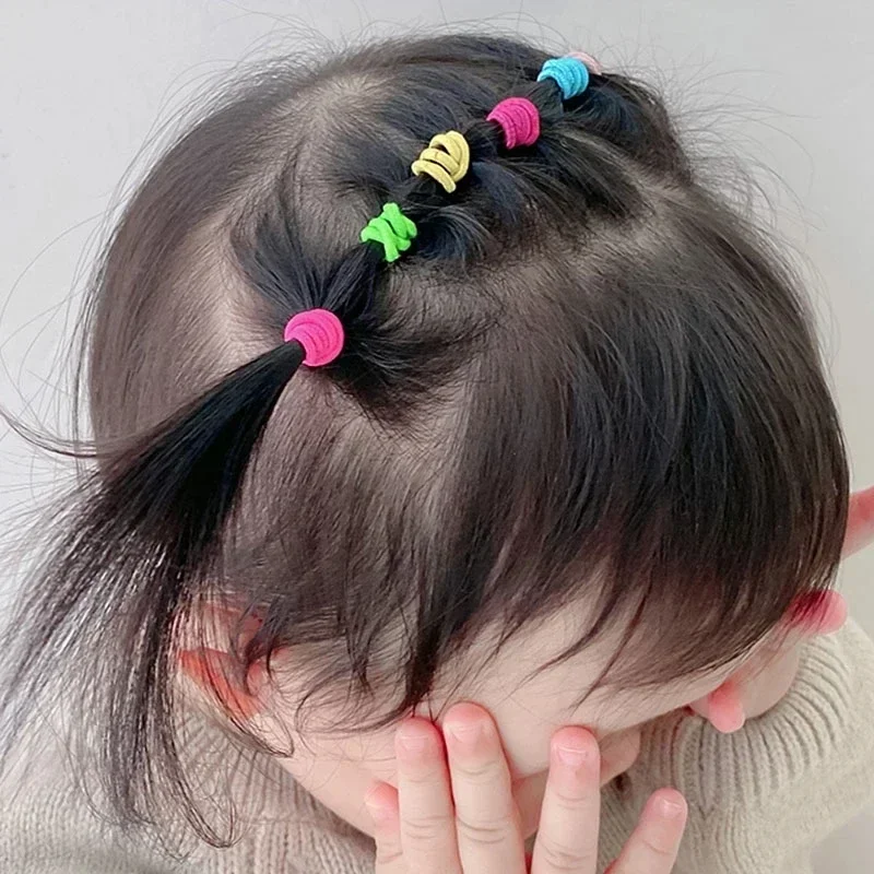 100pcs/Bag Elastic Hair Bands  - огляд і ціна Baby Products Wholesale