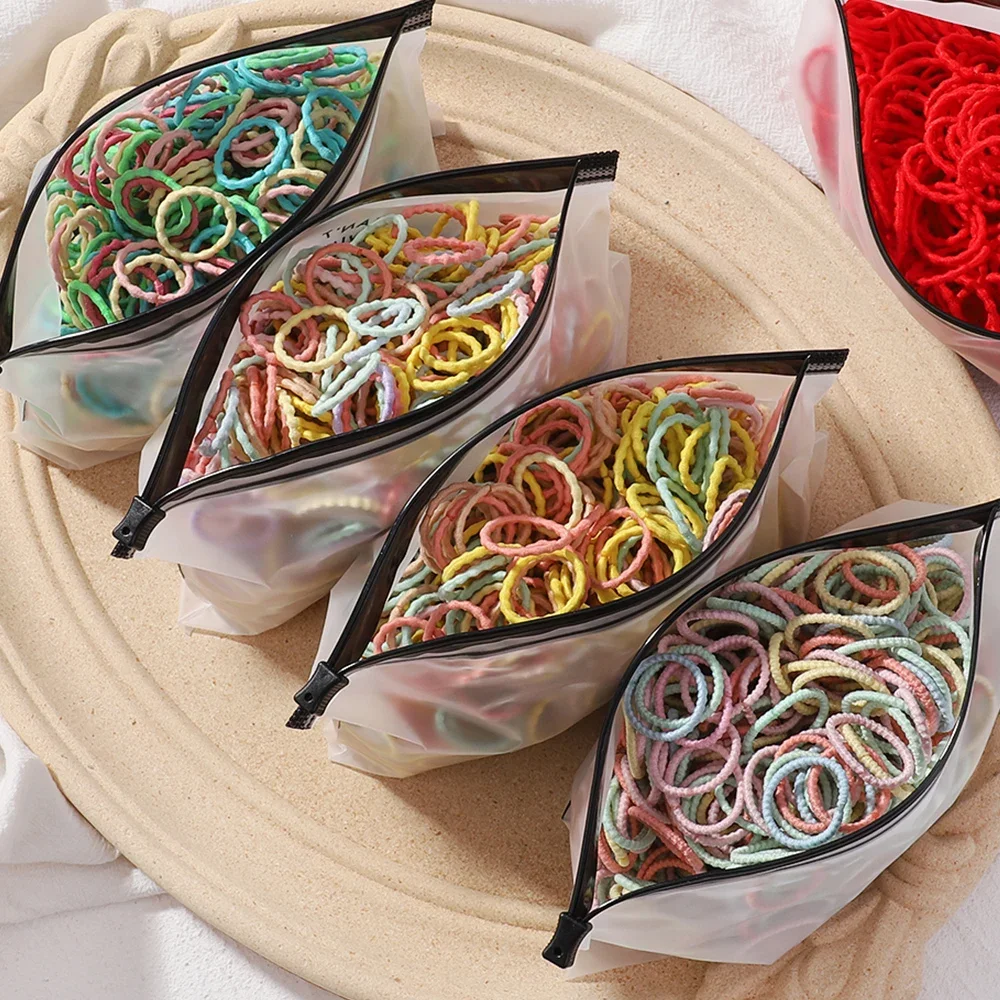 100pcs/Bag Elastic Hair Bands  - огляд і ціна Baby Products Wholesale