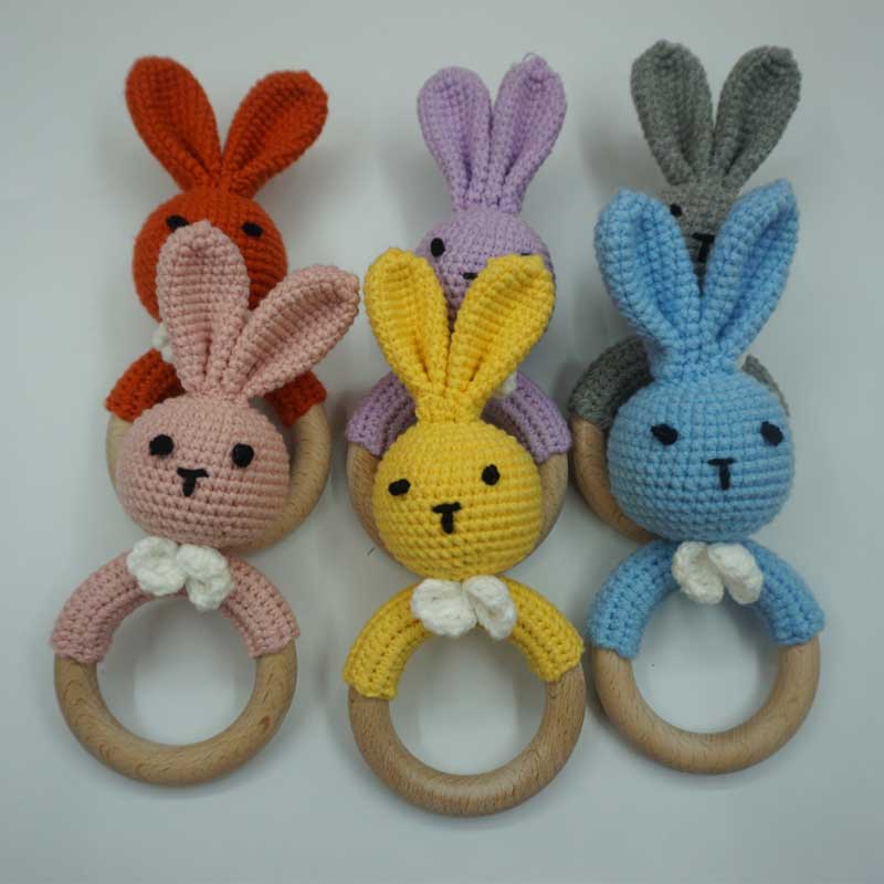 1PC Rabbit Tiger Lion Crochet  - огляд і ціна Baby Products Rabbit