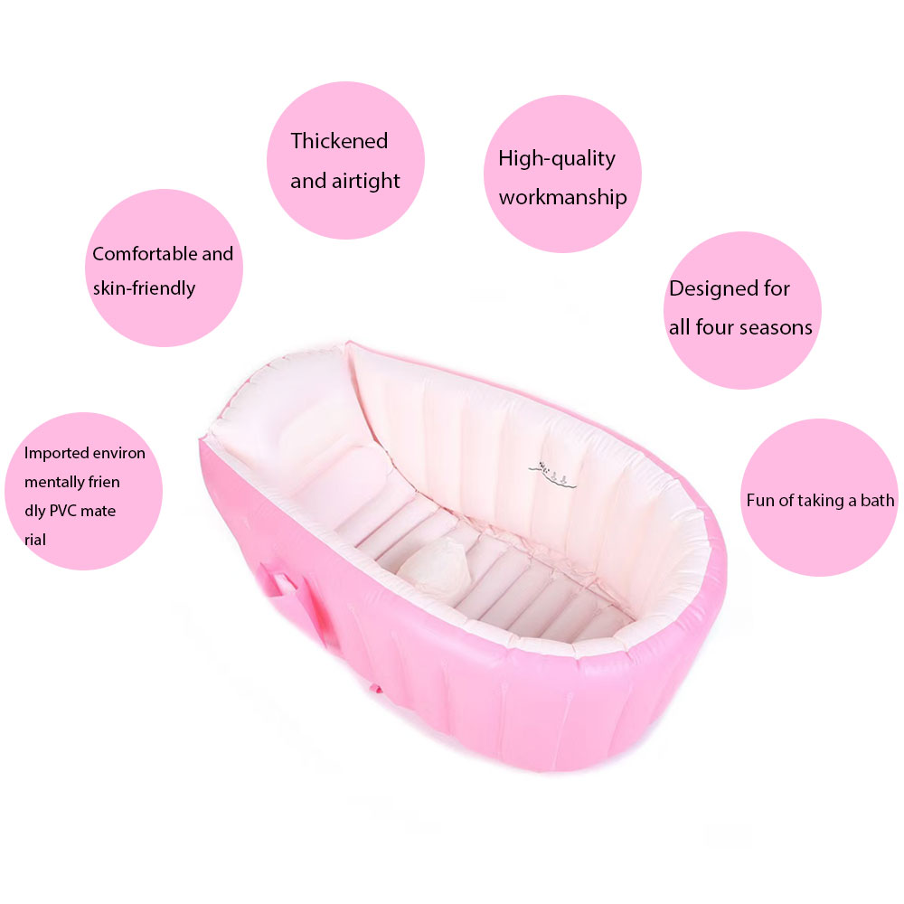 Inflatable Baby Bathtub with A - огляд і ціна Baby Bath Tub Foldable
