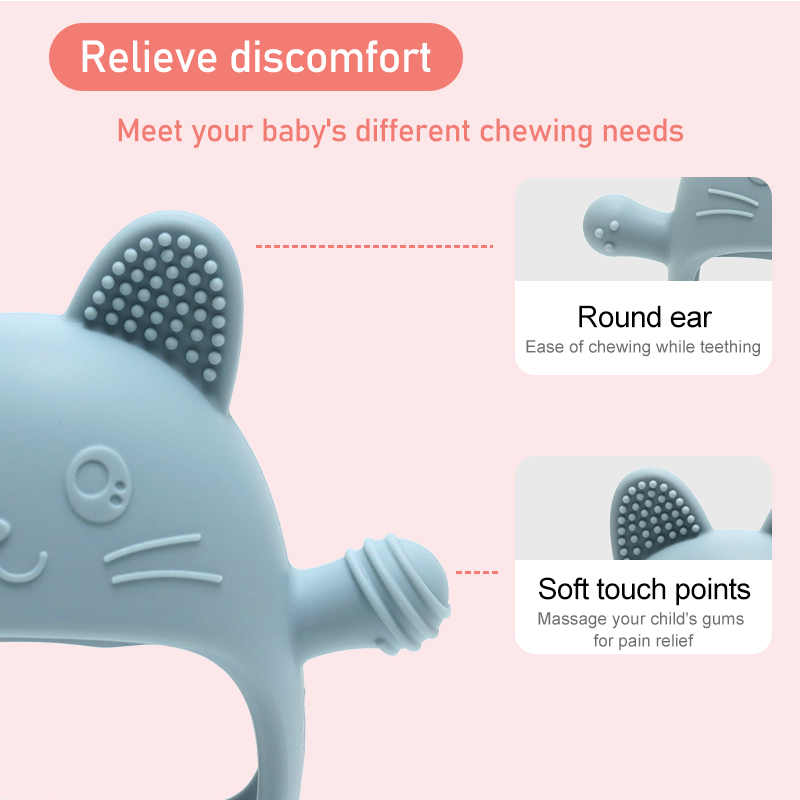 Food Grade Baby Silicone Glove - огляд і ціна Teething Mitten Baby