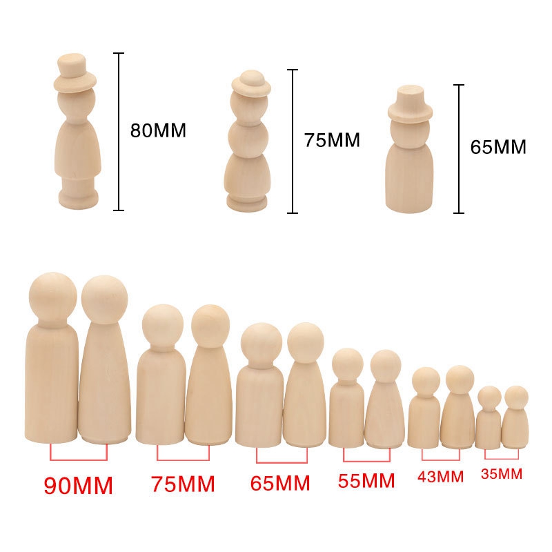 Wholesale 50Pc 75Mm/90Mm Wood  - огляд і ціна Baby Products Wholesale